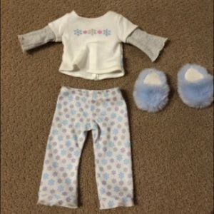 American Girl snow pjs